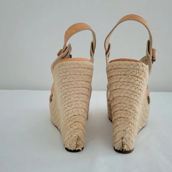 Vera Wang Lavender platform wedges size 8M