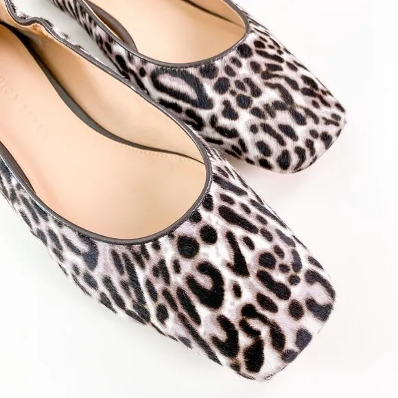 Veronica Beard Allison Ballet Flats Leopard Print Sz 7