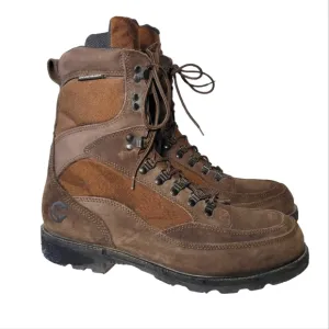Vibram brown military Sympatex lace up boots Size 10