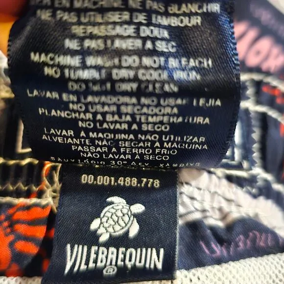 Vilebrequin &quot;Crabe Royal&quot;  Swim Trunks Men's Size XL