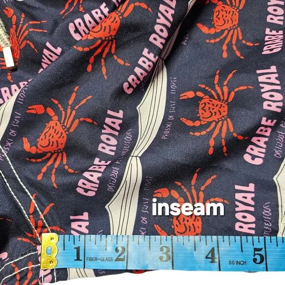 Vilebrequin &quot;Crabe Royal&quot;  Swim Trunks Men's Size XL