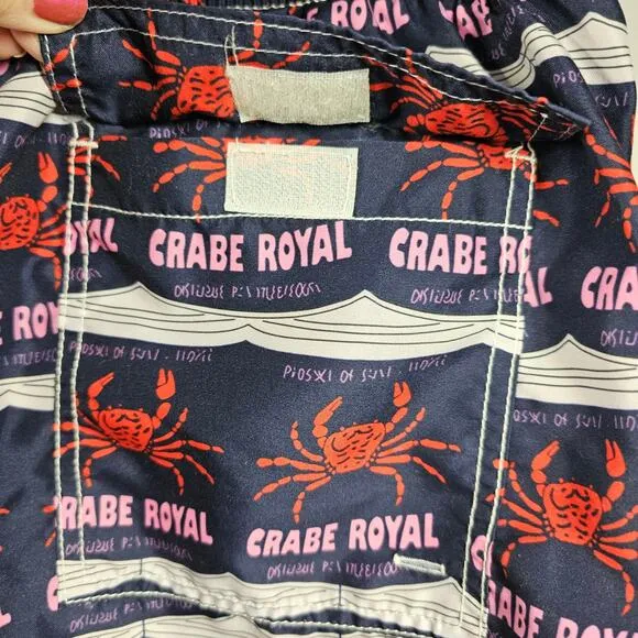 Vilebrequin &quot;Crabe Royal&quot;  Swim Trunks Men's Size XL