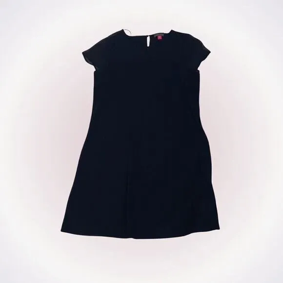 Vince Camuto Black Mini Shift Dress | Sz PM