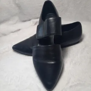 Vince Niven d'Orsay Pointy Toe Leather Flats