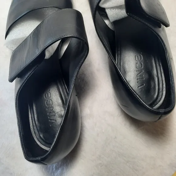 Vince Niven d'Orsay Pointy Toe Leather Flats