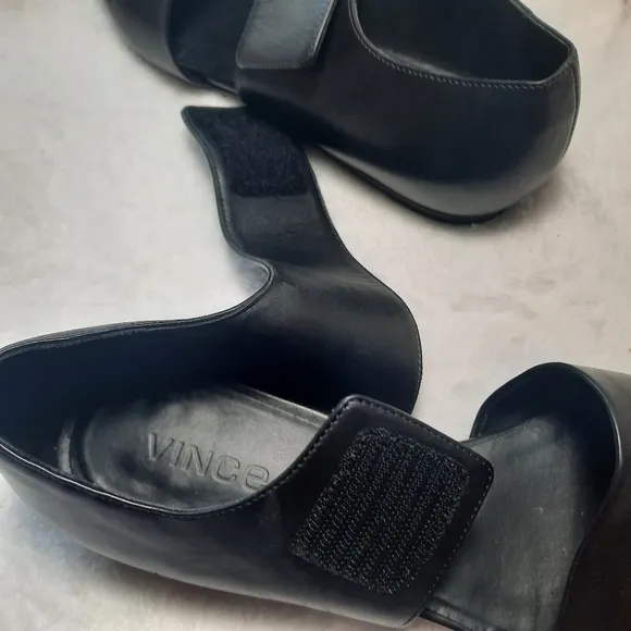 Vince Niven d'Orsay Pointy Toe Leather Flats