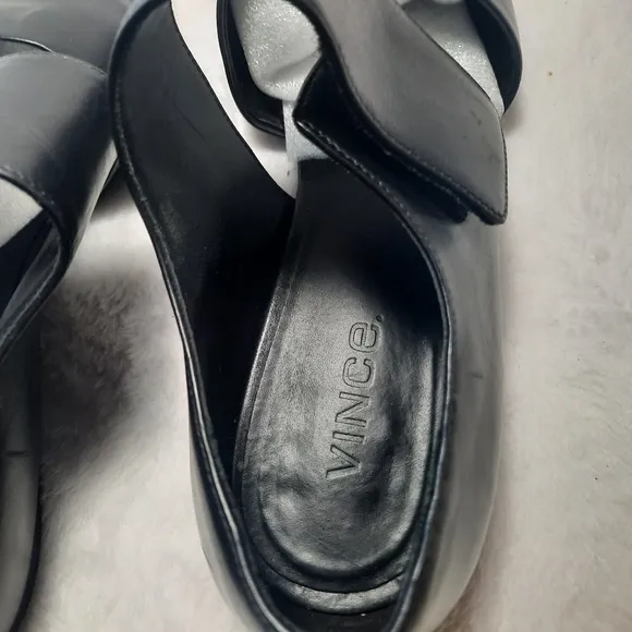 Vince Niven d'Orsay Pointy Toe Leather Flats