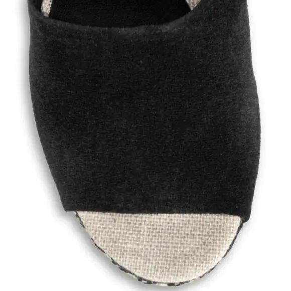 Vince Sonora Peep-Toe Suede Espadrille Wedge Sandals