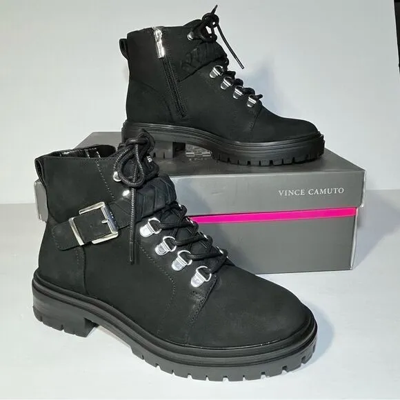 Vince Camuto Bindelia x Styled Snapshots Lace-Up Boots