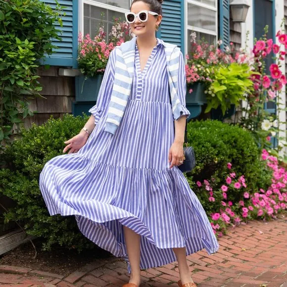 Vineyard Vines Derby Stripe Shirtdress