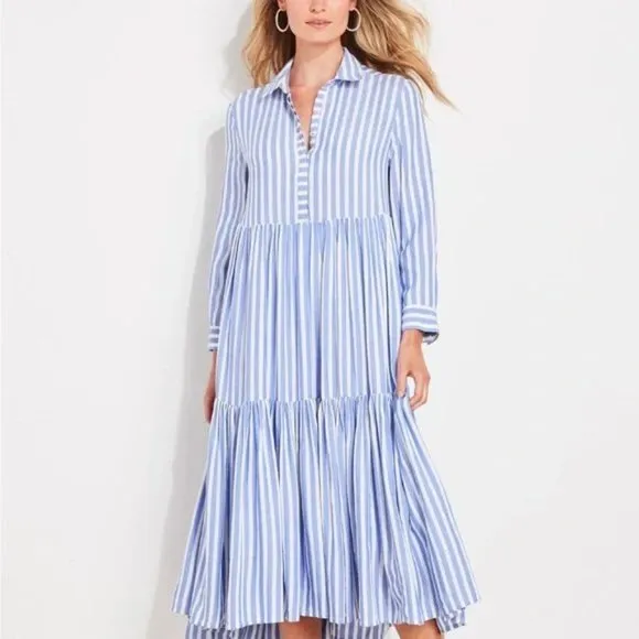 Vineyard Vines Derby Stripe Shirtdress