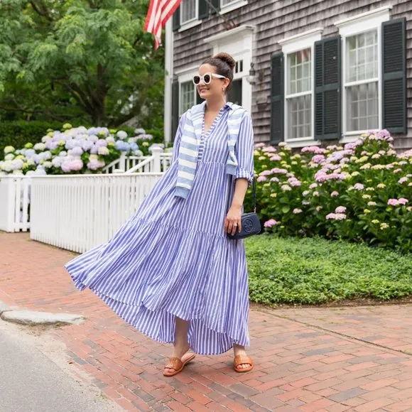 Vineyard Vines Derby Stripe Shirtdress