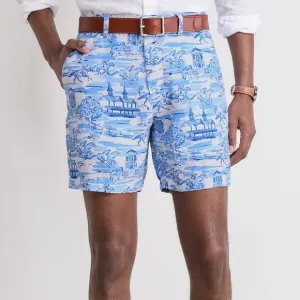 Vineyard Vines Kentucky Derby 7 Inch Linen Churchill Scenes Breaker Shorts