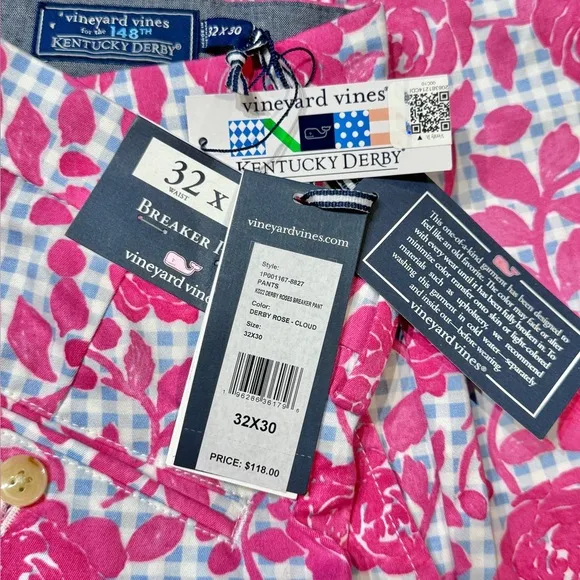 Vineyard Vines Kentucky Derby Printed Breaker Pants