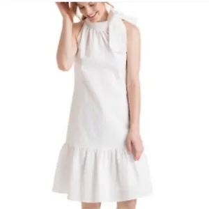 Vineyard Vines Kentucky Derby White Seersucker dress size XS NWOT