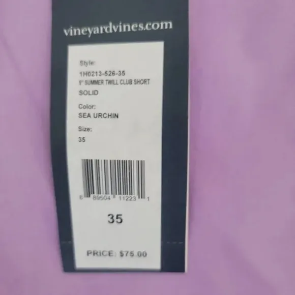 Vineyard Vines Men's 9&quot; Classic Fit Summer Club Shorts Size 35&quot; Waist
