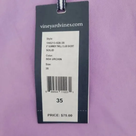 Vineyard Vines Men's 9&quot; Classic Fit Summer Club Shorts Size 35&quot; Waist