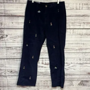 Vineyard Vines Mens Classic Fit Club Pant 35x30 Corduroy Lighthouse Boat Golf