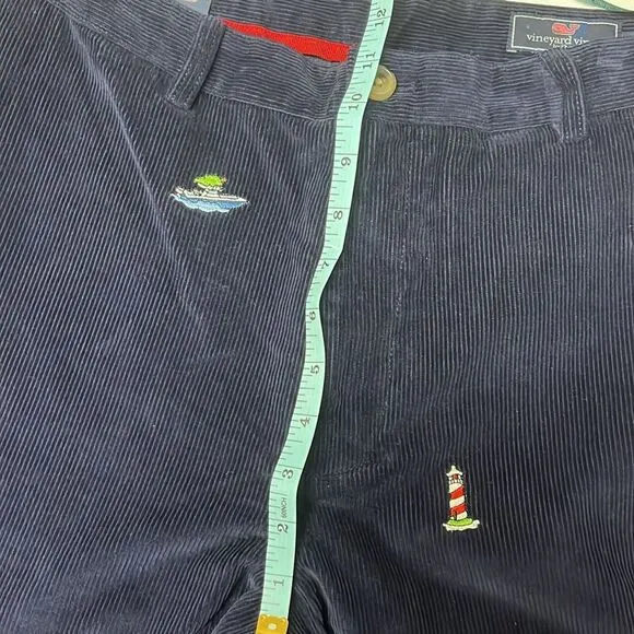 Vineyard Vines Mens Classic Fit Club Pant 35x30 Corduroy Lighthouse Boat Golf