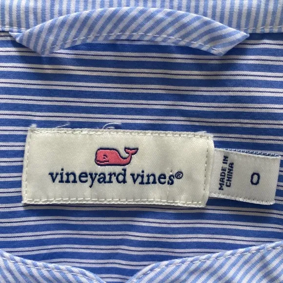 Vineyard Vines Striped Tunic Shift Dress SZ 0
