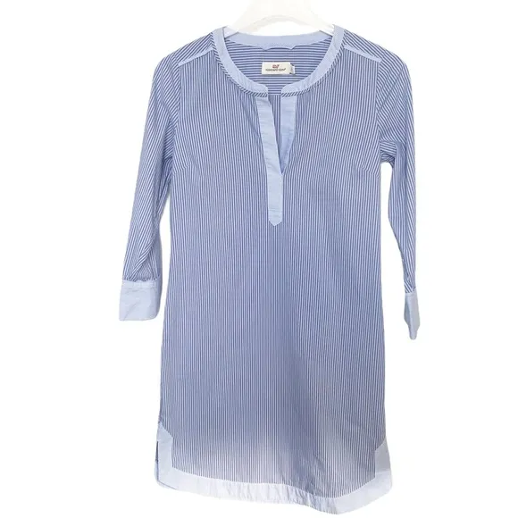 Vineyard Vines Striped Tunic Shift Dress SZ 0