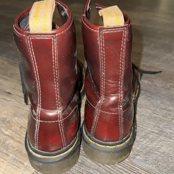 Vintage Dr. Marten Oxblood Combat Boots
