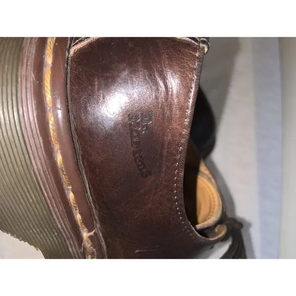 Vintage Dr.Martens 1561 Oxford 4-Eye Lace Brown Leather Uk Sz 5 US6 England
