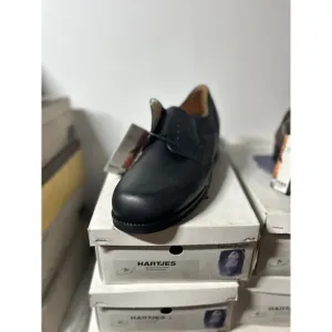 Vintage Hartjes Men's Black‎ Leather Derby 15163