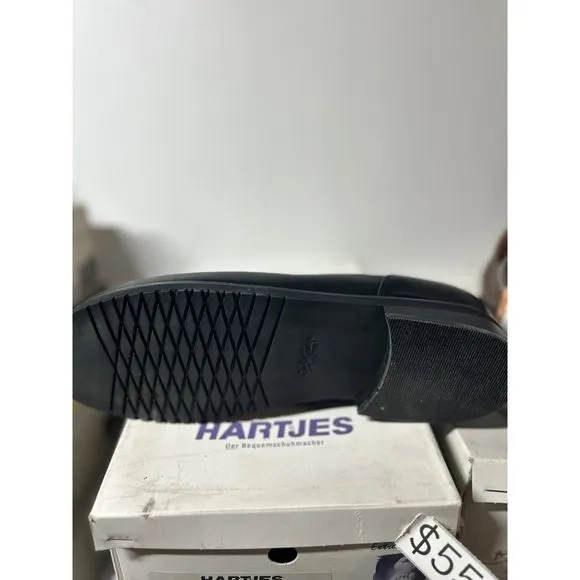 Vintage Hartjes Men's Black‎ Leather Derby 15163
