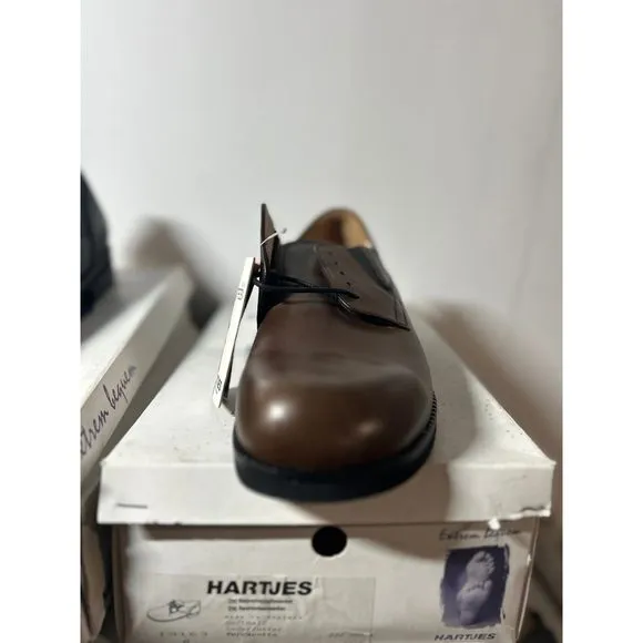 Vintage Hartjes Men's Terracotte Brown‎ Leather Derby 15163