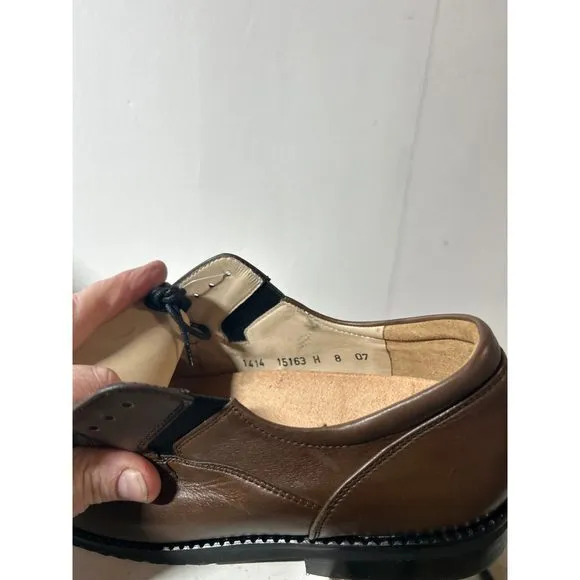 Vintage Hartjes Men's Terracotte Brown‎ Leather Derby 15163