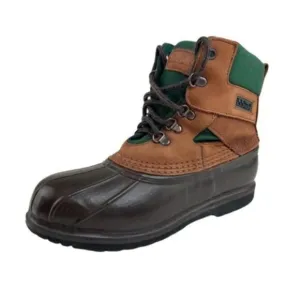 Vintage LLBean Bean Boots Rubber Nubuck Lace Up Duck Boots