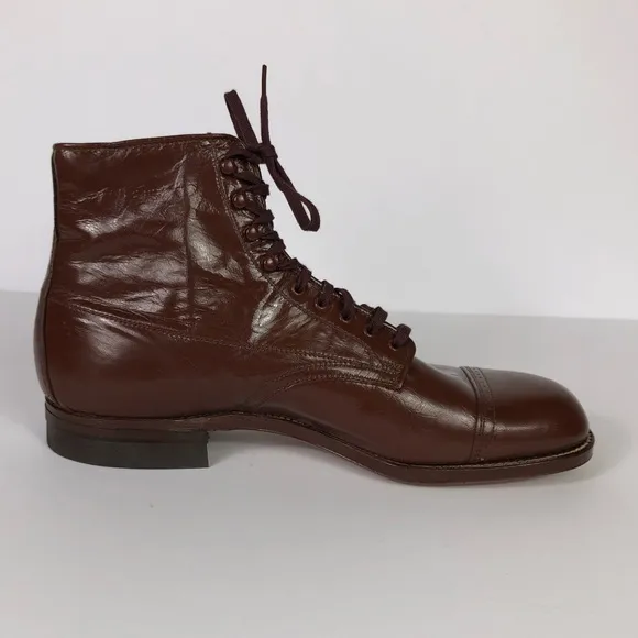 Vintage Mt. Shaw Steel Shank Lace-Up Boots