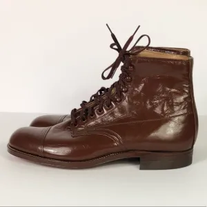Vintage Mt. Shaw Steel Shank Lace-Up Boots