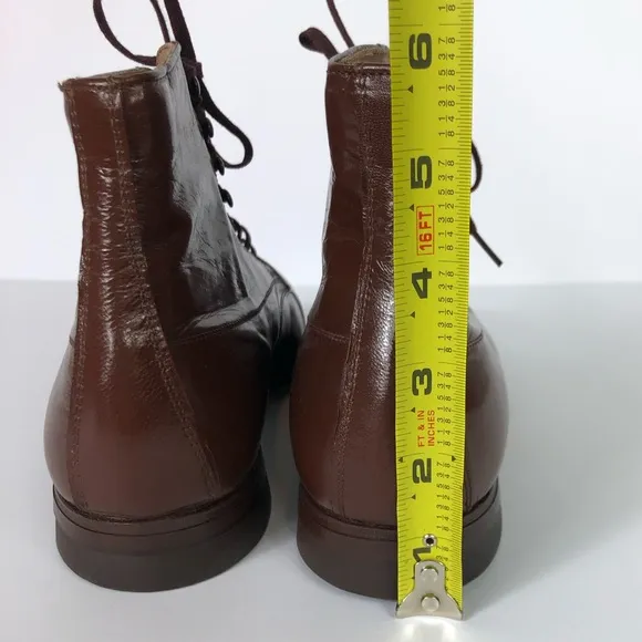 Vintage Mt. Shaw Steel Shank Lace-Up Boots