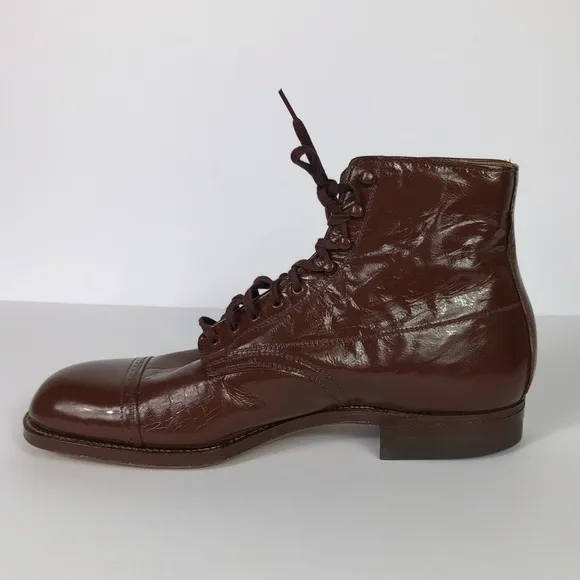 Vintage Mt. Shaw Steel Shank Lace-Up Boots