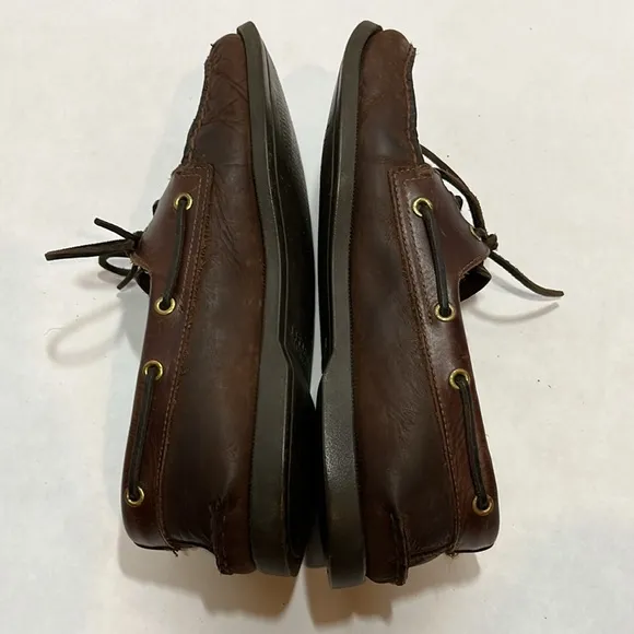 Vintage🔥Sperry Top-Sider 10.5 Men's Authentic Boat Shoes Brass Grommets RARE