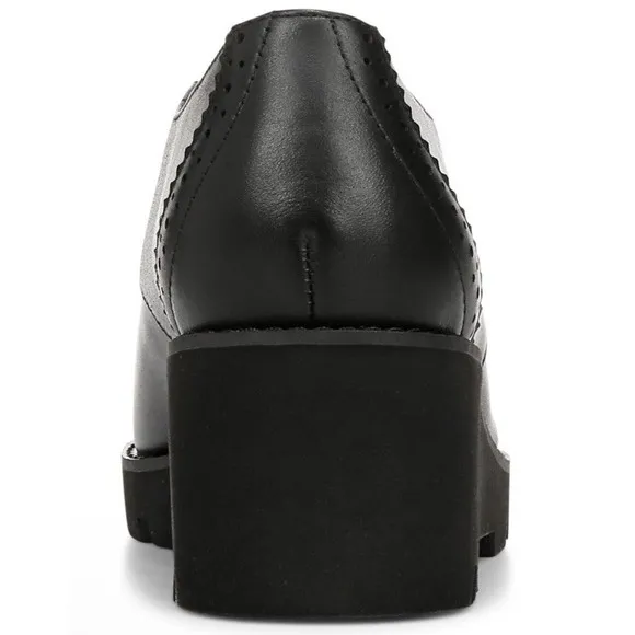 Vionic Anaheim Black Oxford Wedge Shoe Wimens 9 New
