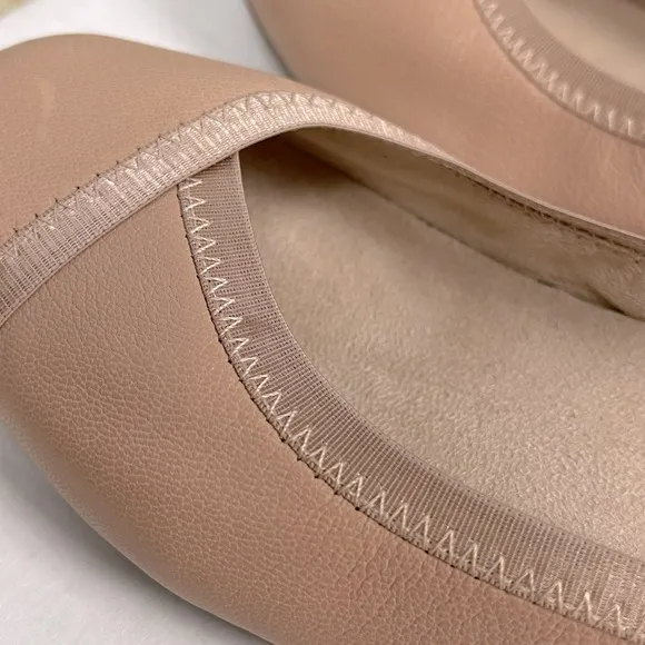Vionic Caroll slip on Leather Ballet Flats