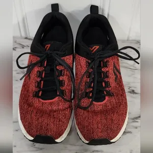 Vionic men's active comfort sneakers red running orthotic shoes size 11
