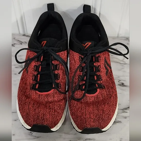 Vionic men's active comfort sneakers red running orthotic shoes size 11