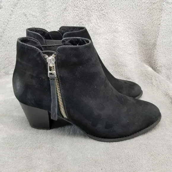 Vionic Shoes Womens Size 9 Sterling Black Suede ZipArch Support Ankle  Booties