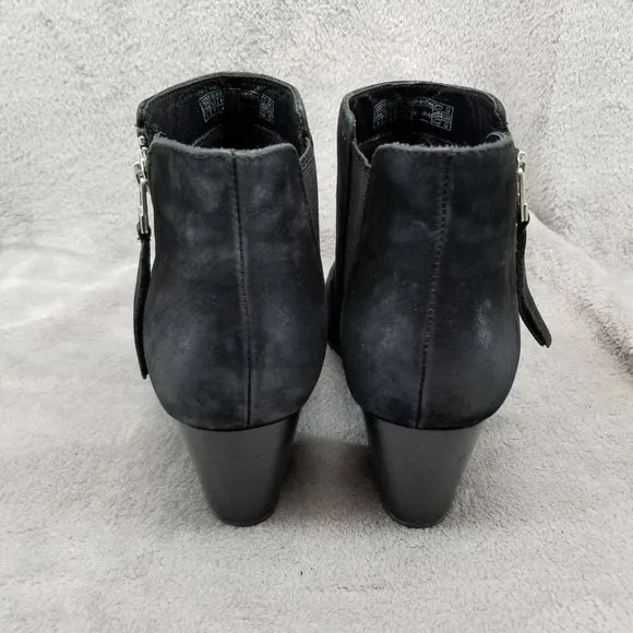 Vionic Shoes Womens Size 9 Sterling Black Suede ZipArch Support Ankle  Booties