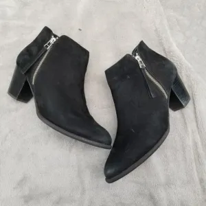 Vionic Shoes Womens Size 9 Sterling Black Suede ZipArch Support Ankle  Booties