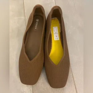 VIVAIA Margo Flats Dark Brown Size EU 43/US 11