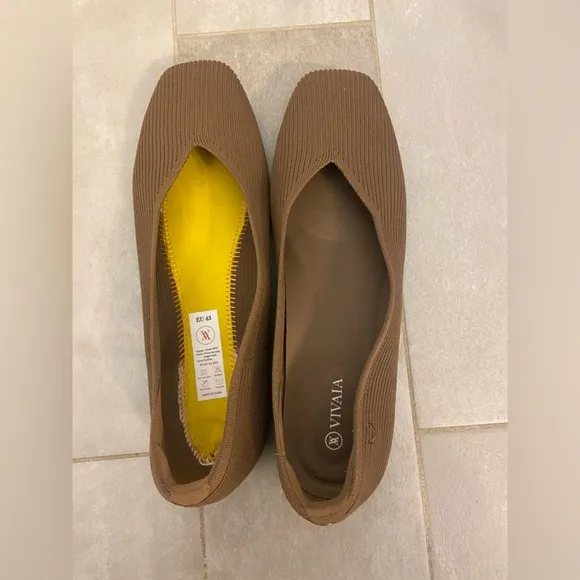 VIVAIA Margo Flats Dark Brown Size EU 43/US 11