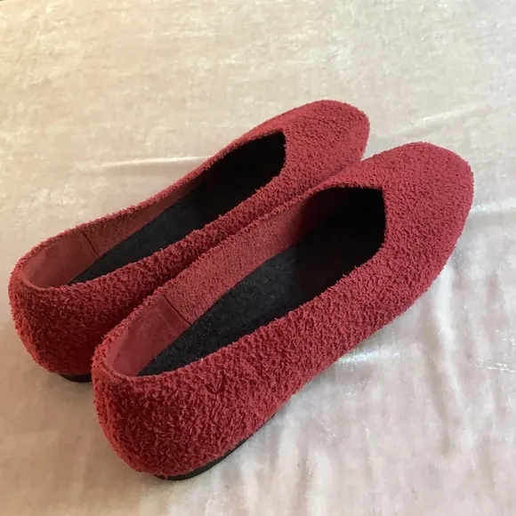 Vivaia Margot Square-Toe Terry Knit Flats 11