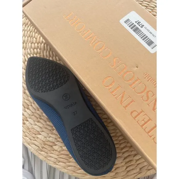 VIVAIA Pointed-Toe Ballet Flats ‎ EU37 US6.5