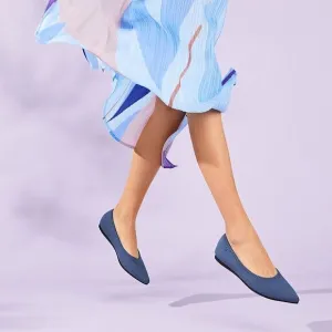 VIVAIA Pointed-Toe Ballet Flats ‎ EU37 US6.5