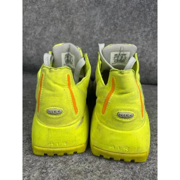 VNTG Nike 2001 Air Twenty Two-Seven Presto Shoes Men's 11 Neon Yellow Trainers